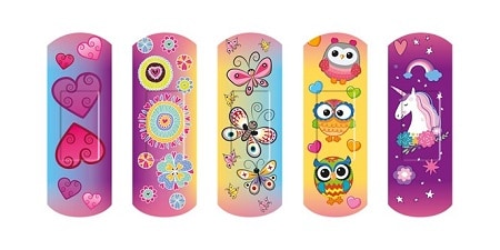 Nexcare Happy Kids Magic pleisters assortiment verpakkingen
