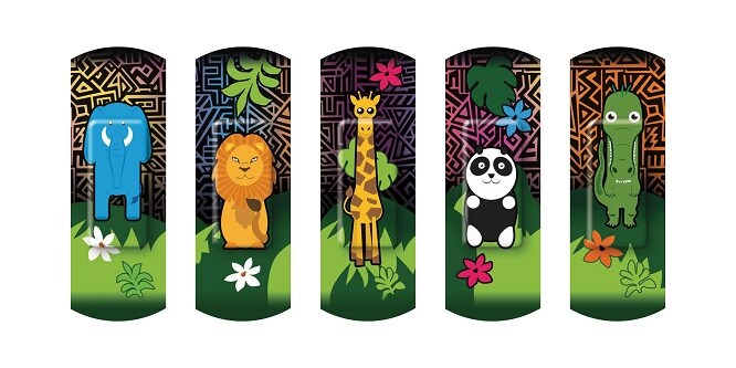 Happy kids Animals pleisters assortiment verpakkingen
