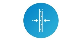 Pictogram dat dunne structuur voorstelt
