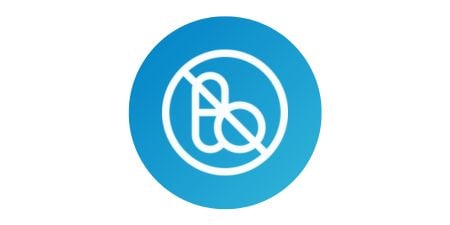 Pictogram dat pillen met een kruis erdoor voorstelt
