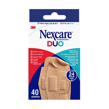 Nexcare™ DUO-pakket met 40 stuks verschillende afmetingen
